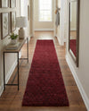 Plush Oasis Collection Area Rug - Serenity (Cherry Red) Runner Cherry Red  lifestyle 56