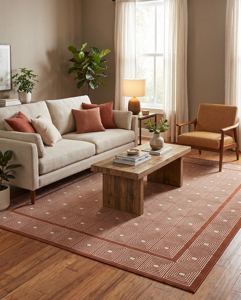 Aravalli Collection Area Rug -  Jaipur Rectangle Dusty Pink  lifestyle 15