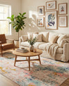 Lagoon Oasis Collection Area Rug -  Seagrass Rectangle Multi  lifestyle 14
