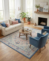 Savannah Series Collection Area Rug - Charleston (Multi) Square Multi  lifestyle 35