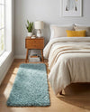 Eternal Plush Oasis Collection Area Rug -  Tranquility (Slate Blue) Runner Slate Blue  lifestyle 35