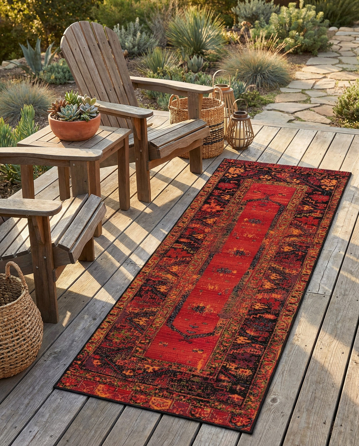 Safari Escape Rugs Collection Area Rug - Serengeti Runner Multi  lifestyle 164