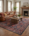 Geneva Terrace Collection Area Rug -  Lausanne Rectangle Black  lifestyle 16