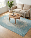 Dover Terrace Collection Area Rug - Marina (Aqua) Rectangle Aqua  lifestyle 21