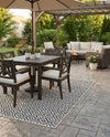 Urban Oasis Rugs Collection Area Rug -  Rooftop (Charcoal Gray) Rectangle Charcoal Gray  lifestyle 22