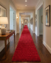Plush Oasis Collection Area Rug - Serenity (Cherry Red) Runner Cherry Red  lifestyle 39