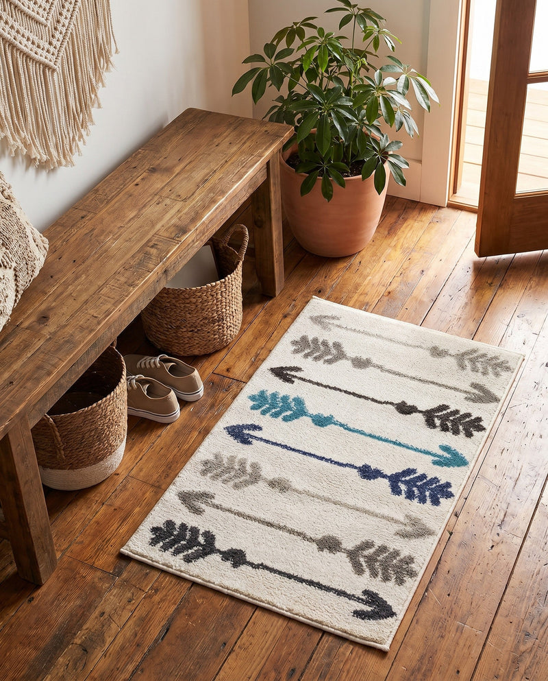 Autumn Meadow Collection Area Rug -  Junipervale Rectangle Ivory  lifestyle 24