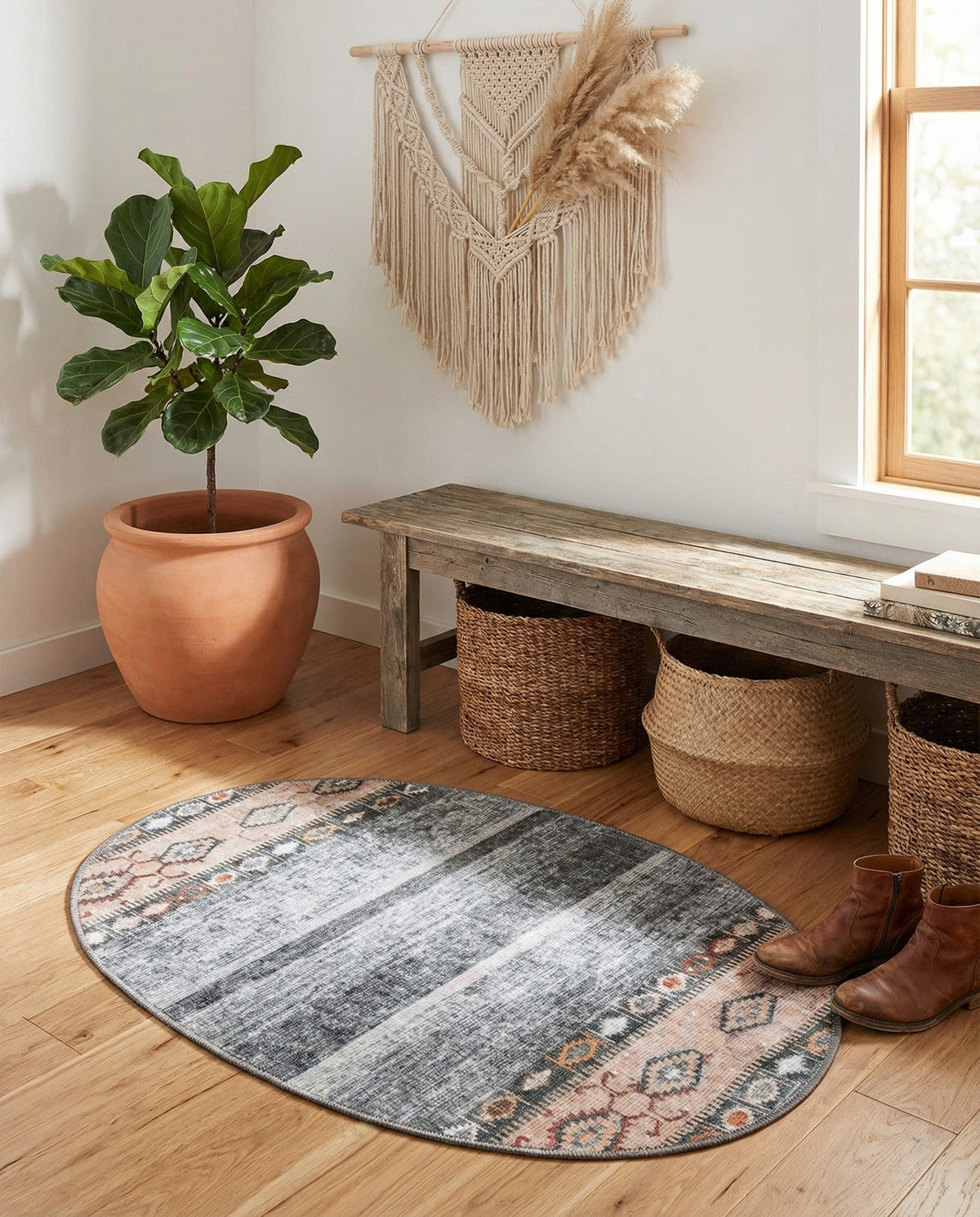 Heritage Elegance Collection Area Rug -  Edinburgh Oval Green  lifestyle 150