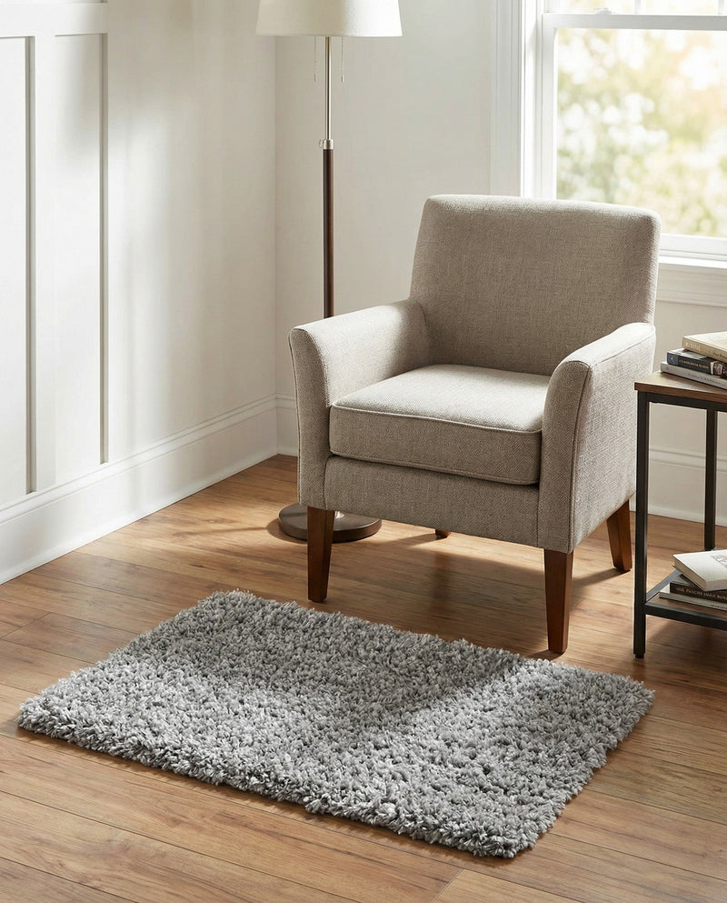 Alpine Plush Collection Area Rug - Verbier Rectangle LGrey  lifestyle 24