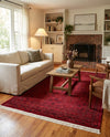 Samarkand Elegance Collection Area Rug -  Samanid Rectangle Red  lifestyle 15