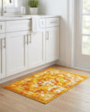 Riviera Elegance Collection Area Rug -  Menton (Orange) Rectangle Orange  lifestyle 31