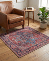 Zahara Oasis Collection Area Rug -  Essaouira Square Rust Red  lifestyle 54