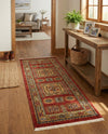 Persian Elegance Collection Area Rug -  Zanjan Runner Red  lifestyle 35