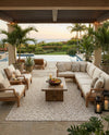 Savannah Escape Collection Area Rug - Mara Rectangle Khaki  lifestyle 43