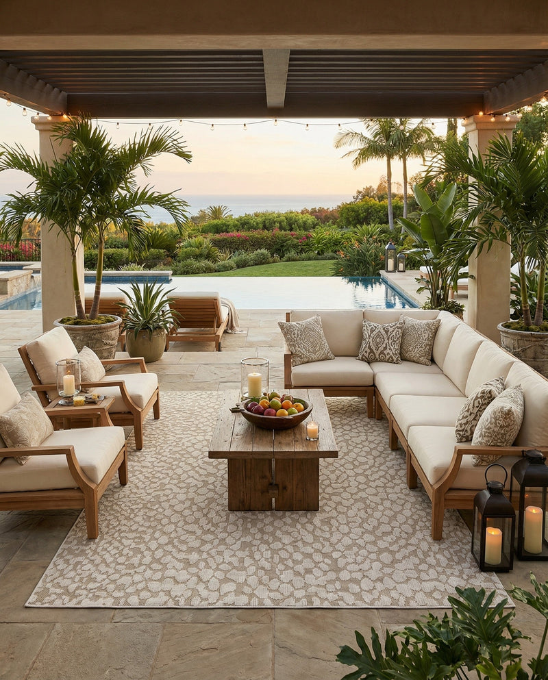 Savannah Escape Collection Area Rug - Mara Rectangle Khaki  lifestyle 43