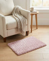 Cozy Comfort Shag Collection Area Rug - Haven (Pink) Rectangle Pink  lifestyle 10
