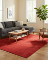 Soho Elegance Collection Area Rug - Chelsea (Burgundy) Rectangle Burgundy  lifestyle 5