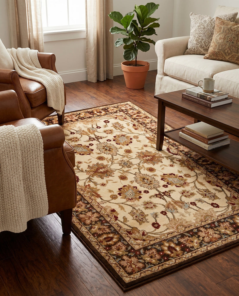 Jaipur Elegance Collection Area Rug -  Jal Rectangle Cream  lifestyle 15