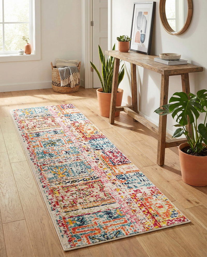 Sierra Collection Area Rug -  Tahoe Runner Multi  lifestyle 51