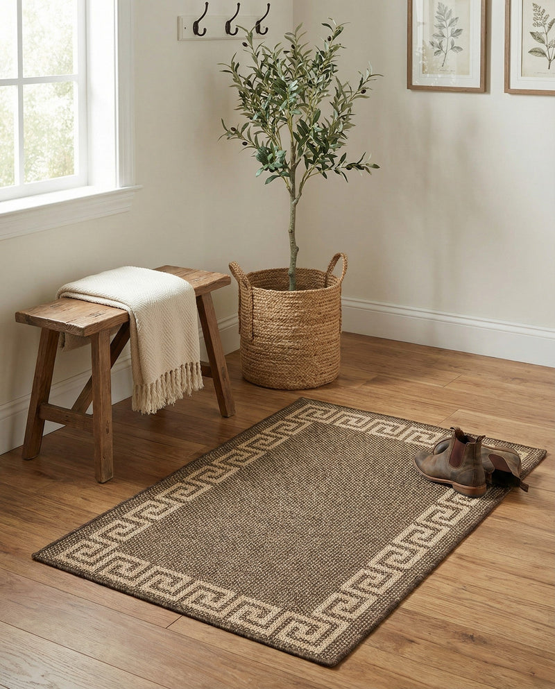 Sahara Sands Collection Area Rug -  Elephantine Rectangle Brown  lifestyle 14