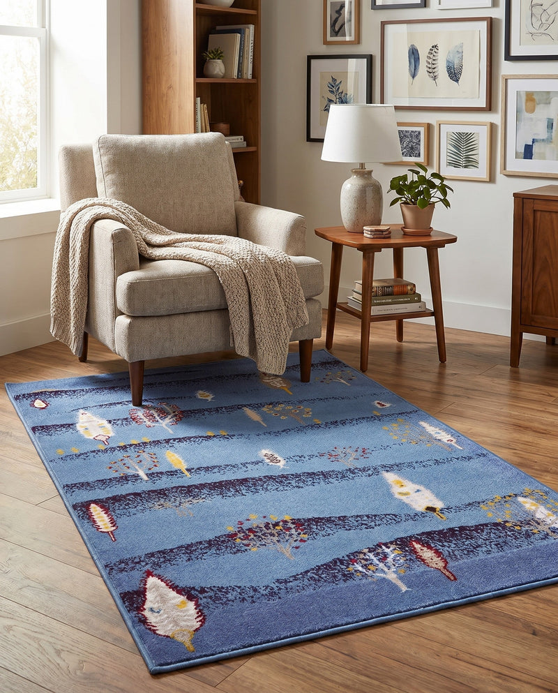 Coastal Haven Collection Area Rug -  Surfside Rectangle Blue  lifestyle 31