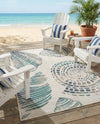 Seaside Haven Rugs Collection Area Rug -  Saltwater Rectangle Ivory  lifestyle 34