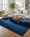 Soho Elegance Collection Area Rug - Chelsea (Navy Blue) Rectangle Navy Blue  lifestyle 10