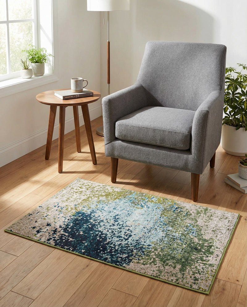 Marrakesh Elegance Collection Area Rug -  Boujad Rectangle Blue  lifestyle 39