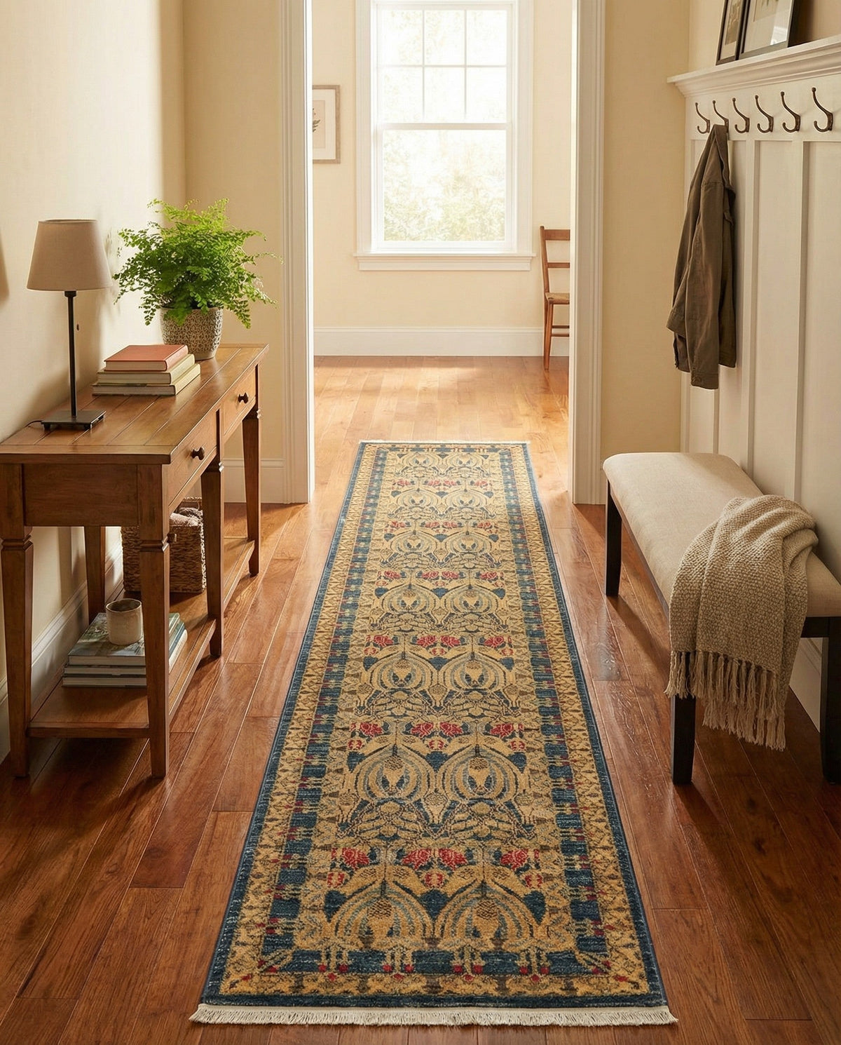 Chelsea Elegance Collection Area Rug -  Brompton (Navy Blue) Runner Navy Blue  lifestyle 138