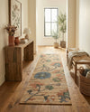 Benares Handwoven Jute Collection Area Rug -  Ramnagar Runner Multi  lifestyle 32