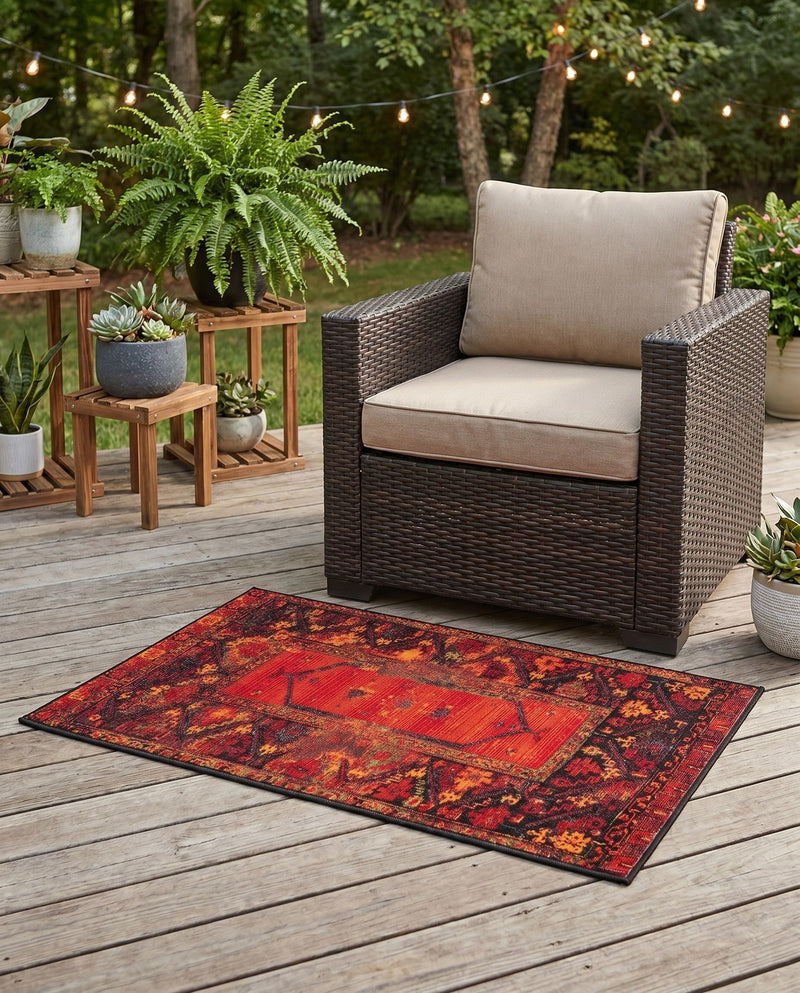 Safari Escape Rugs Collection Area Rug - Serengeti Rectangle Multi  lifestyle 39