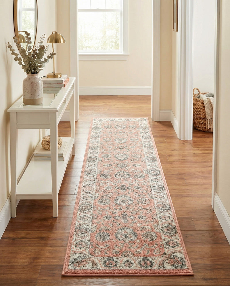 Adriana Terrace Collection Area Rug -  Positano (Rose) Runner Rose  lifestyle 66