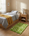 Berber Lattice Shag Collection Area Rug - Atlas (Green) Rectangle Green  lifestyle 9