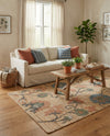 Benares Handwoven Jute Collection Area Rug -  Ramnagar Rectangle Multi  lifestyle 10
