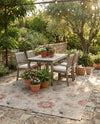 Seaside Blooms Collection Area Rug - Seychelles Rectangle Beige  lifestyle 43
