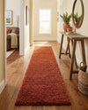 Plush Oasis Collection Area Rug - Serenity (Terracotta) Runner Terracotta  lifestyle 43