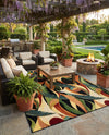 Seaside Blooms Collection Area Rug -  Tivoli Rectangle Multi  lifestyle 47