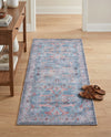 Zahara Oasis Collection Area Rug -  Marrakech Runner Blue  lifestyle 52
