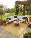 Seaside Serenity Collection Area Rug - Veranda (Corn Harvest Yellow) Rectangle Corn Harvest Yellow  lifestyle 37