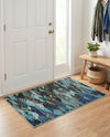 Sedona Vista Collection Area Rug -  Yucca Rectangle Blue  lifestyle 12