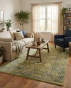 Savannah Elegance Collection Area Rug - Magnolia Rectangle Green  lifestyle 38