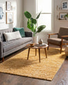 Alpine Plush Collection Area Rug -  Cortina (Sun Yellow) Rectangle Sun Yellow  lifestyle 11