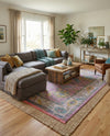 Arcadia Rugs Collection Area Rug - Eden (Pink) Rectangle Pink  lifestyle 8