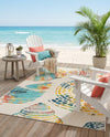 Seaside Haven Rugs Collection Area Rug -  Saltwater Rectangle Multi  lifestyle 21