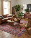Zahara Oasis Collection Area Rug -  Tangier Rectangle Rust Red  lifestyle 17