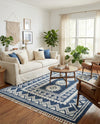 Sahara Chic Collection Area Rug -  Tangier Rectangle Blue  lifestyle 14