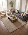 Plush Oasis Collection Area Rug - Serenity (Taupe) Rectangle Taupe  lifestyle 38