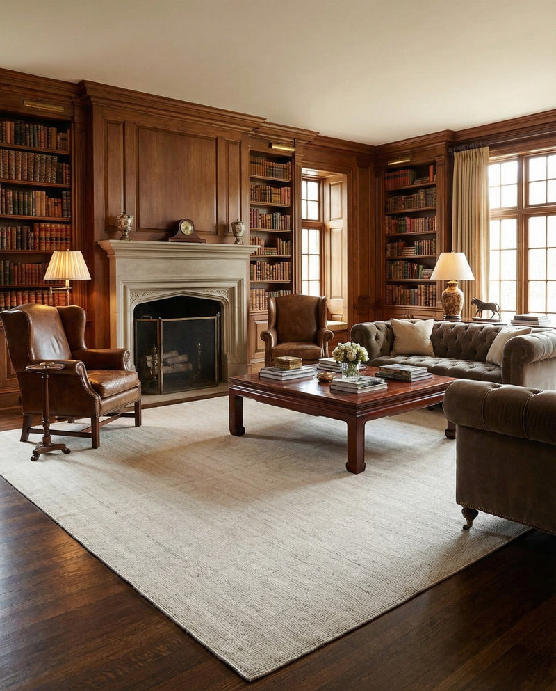 Berkshire Estate Collection Area Rug - Windsor (Vanilla Bean) Rectangle Vanilla Bean  lifestyle 9