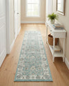 Adriana Terrace Collection Area Rug -  Positano (Aqua) Runner Aqua  lifestyle 69