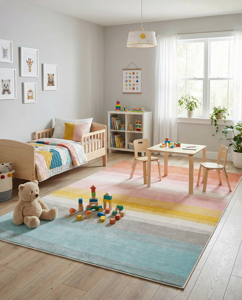 Wonder Tykes Collection Area Rug -  Dreamland Rectangle Multi  lifestyle 42